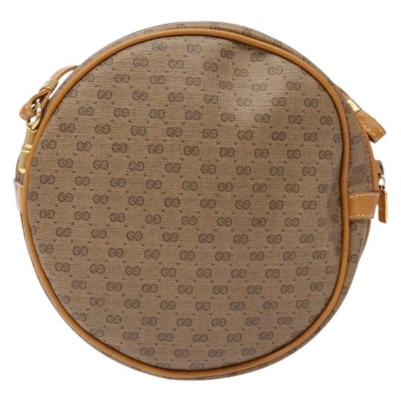 GUCCI Micro GG Supreme Shoulder Bag PVC Beige Gold 007 115 5575 Auth ki5921 - Picture 2 of 16
